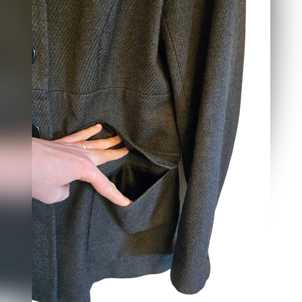 (M) GAP Pea Coat with Pockets - Picture 4 of 10
